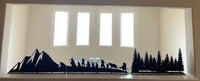 Lord of the Rings Fellowship Silhouette | Metal Wall Art  #LotR