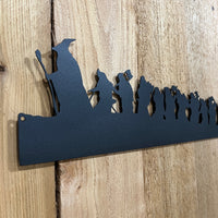 Lord of the Rings Hobbit Silhouette | Metal Wall Art | #LotR_Hobbit
