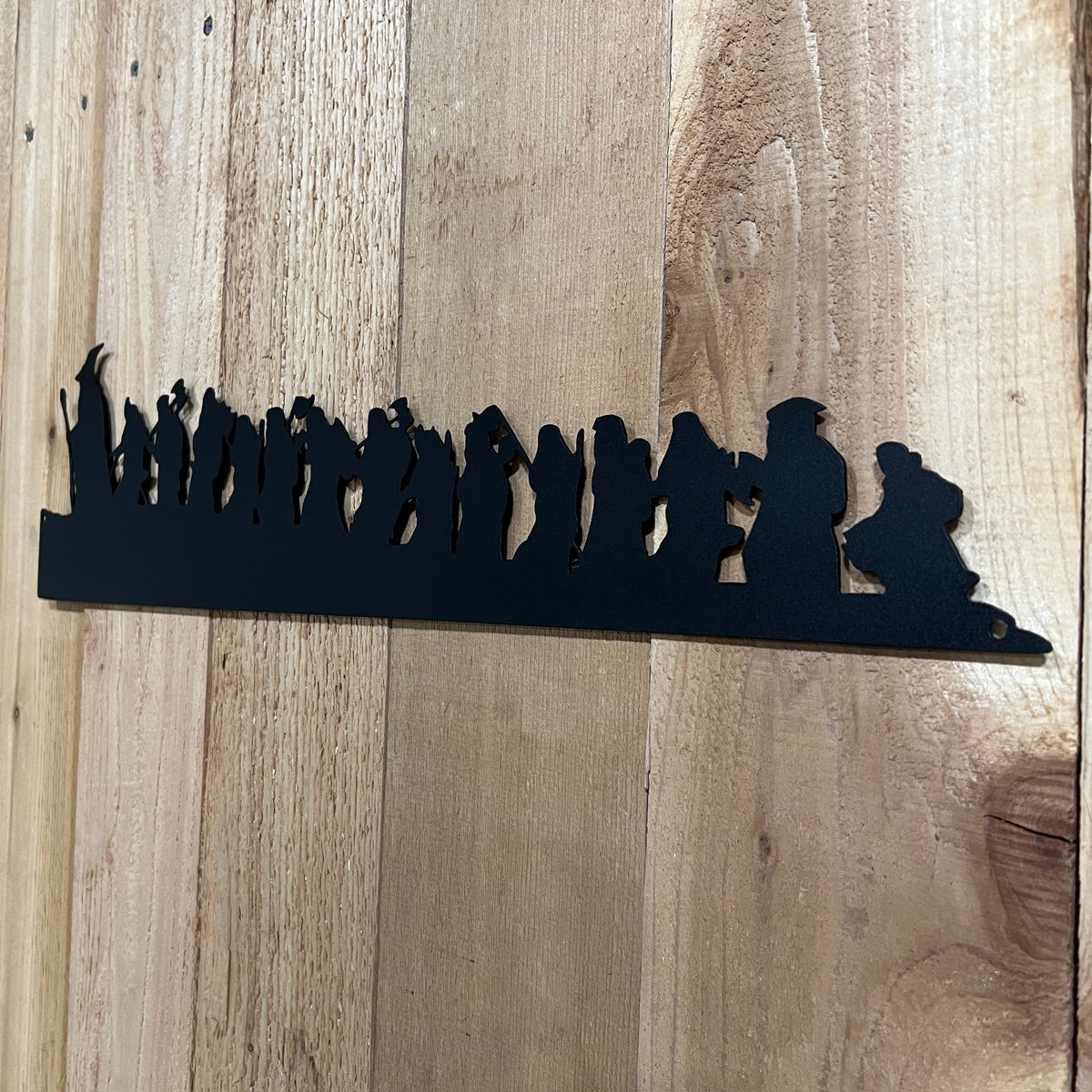 Lord of the Rings Hobbit Silhouette | Metal Wall Art | #LotR_Hobbit