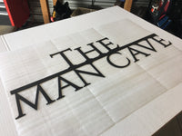 The Man Cave Metal Sign | #1001a