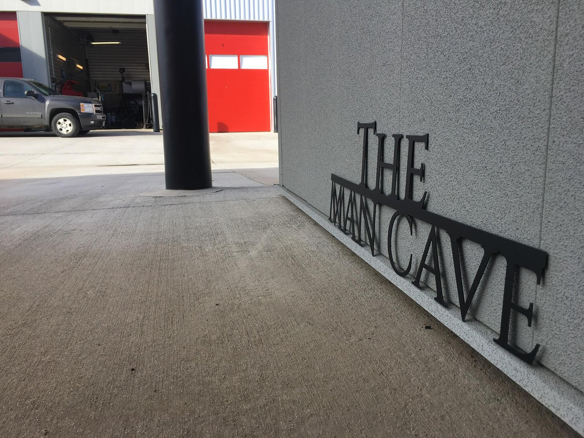 The Man Cave Metal Sign | #1001a