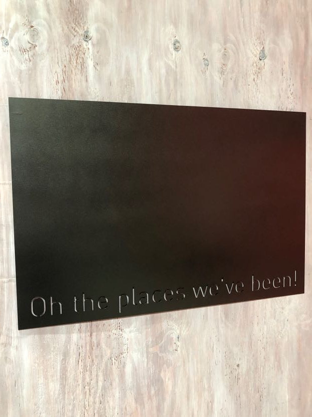 Oh the places we've been! Magnet Display Board | #1206
