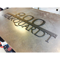 Simple Address Marker | House Numbers | Custom Metal Sign | #1000
