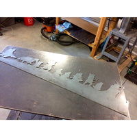 Lord of the Rings Fellowship Silhouette | Metal Wall Art | 40" | #LotR