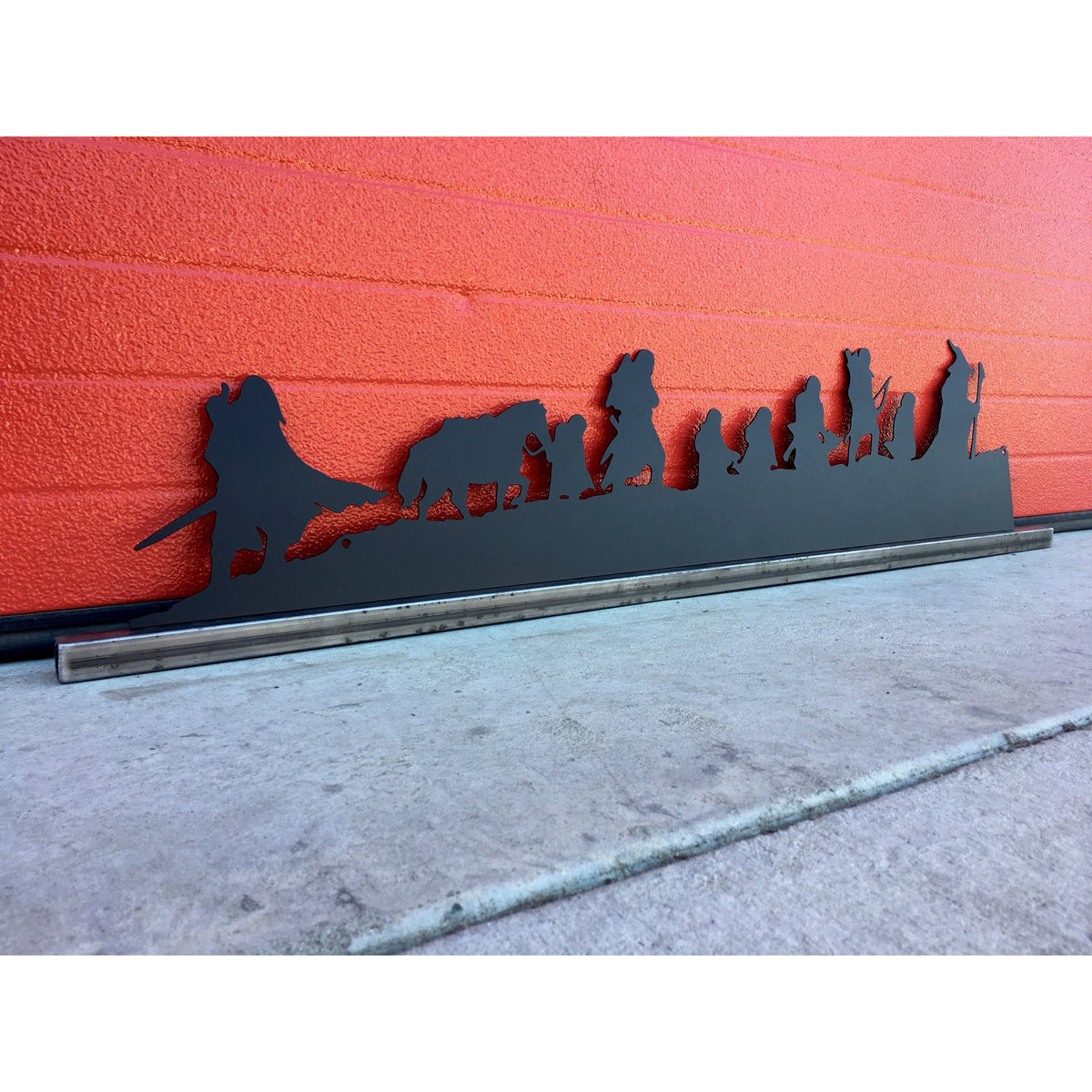 Lord of the Rings Fellowship Silhouette | Metal Wall Art  #LotR