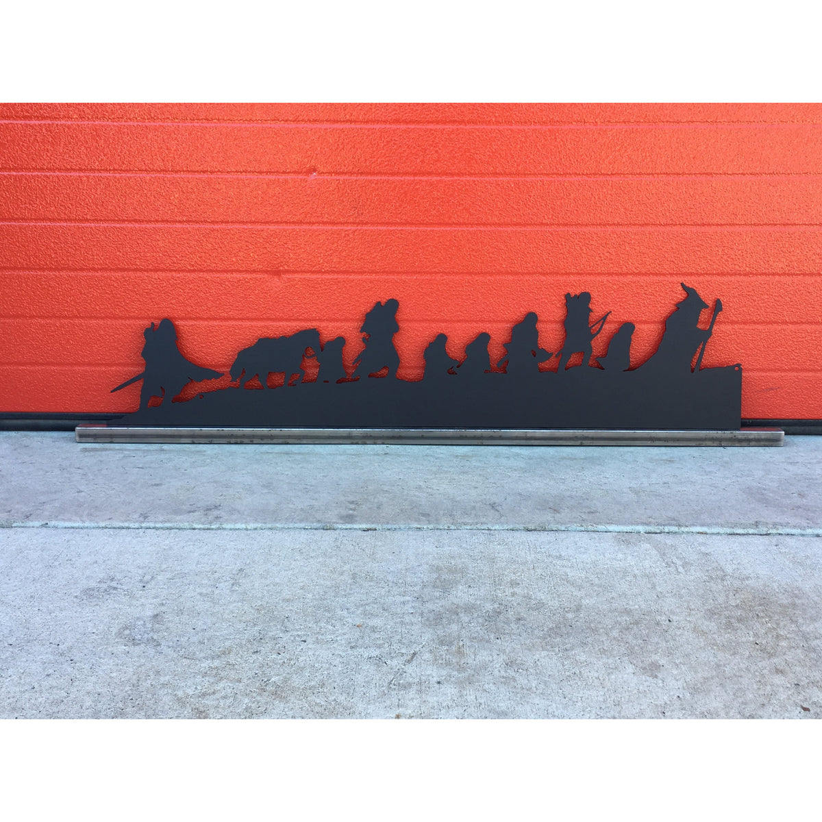 Lord of the Rings Fellowship Silhouette | Metal Wall Art  #LotR