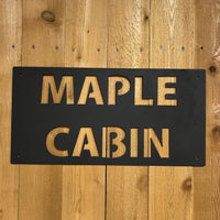 Custom Metal Airbnb Sign | Personalized Rental Decor for Hosts | #1015a