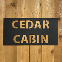 Custom Metal Airbnb Sign | Personalized Rental Decor for Hosts | #1015a