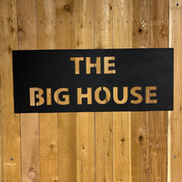 Custom Metal Airbnb Sign | Personalized Rental Decor for Hosts | #1015a