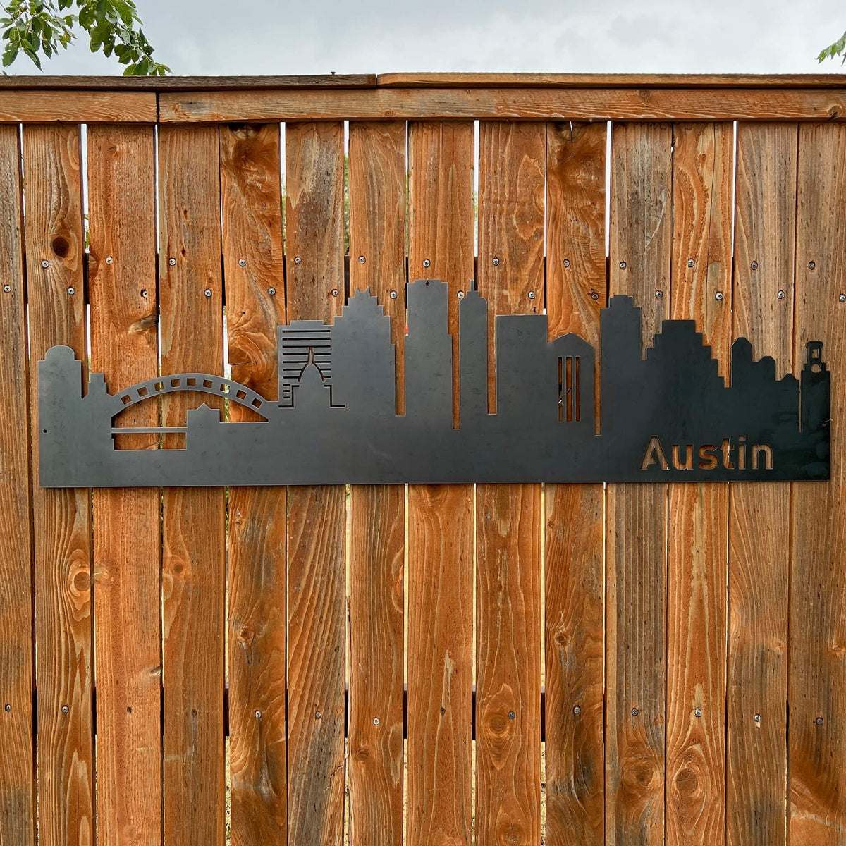Mtl Sign Austin Skyline Metal Sign | 1103a – ThinkMetal