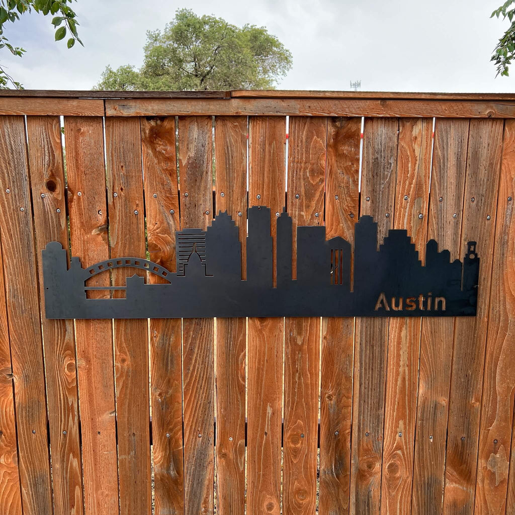 Austin Skyline Metal Sign | 1103a – ThinkMetal