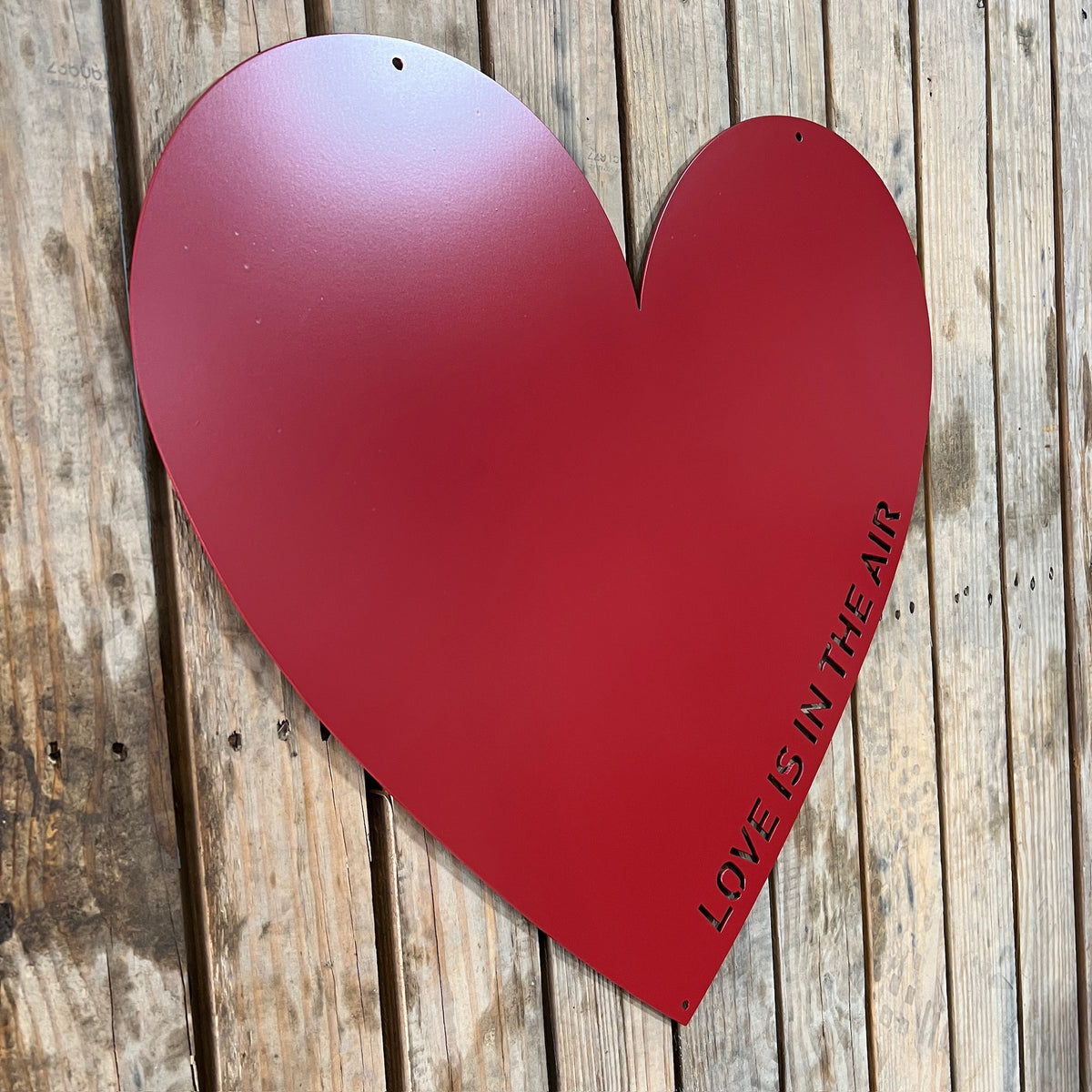 Personalized Heart-Shaped Metal Magnet Display Board | #1216