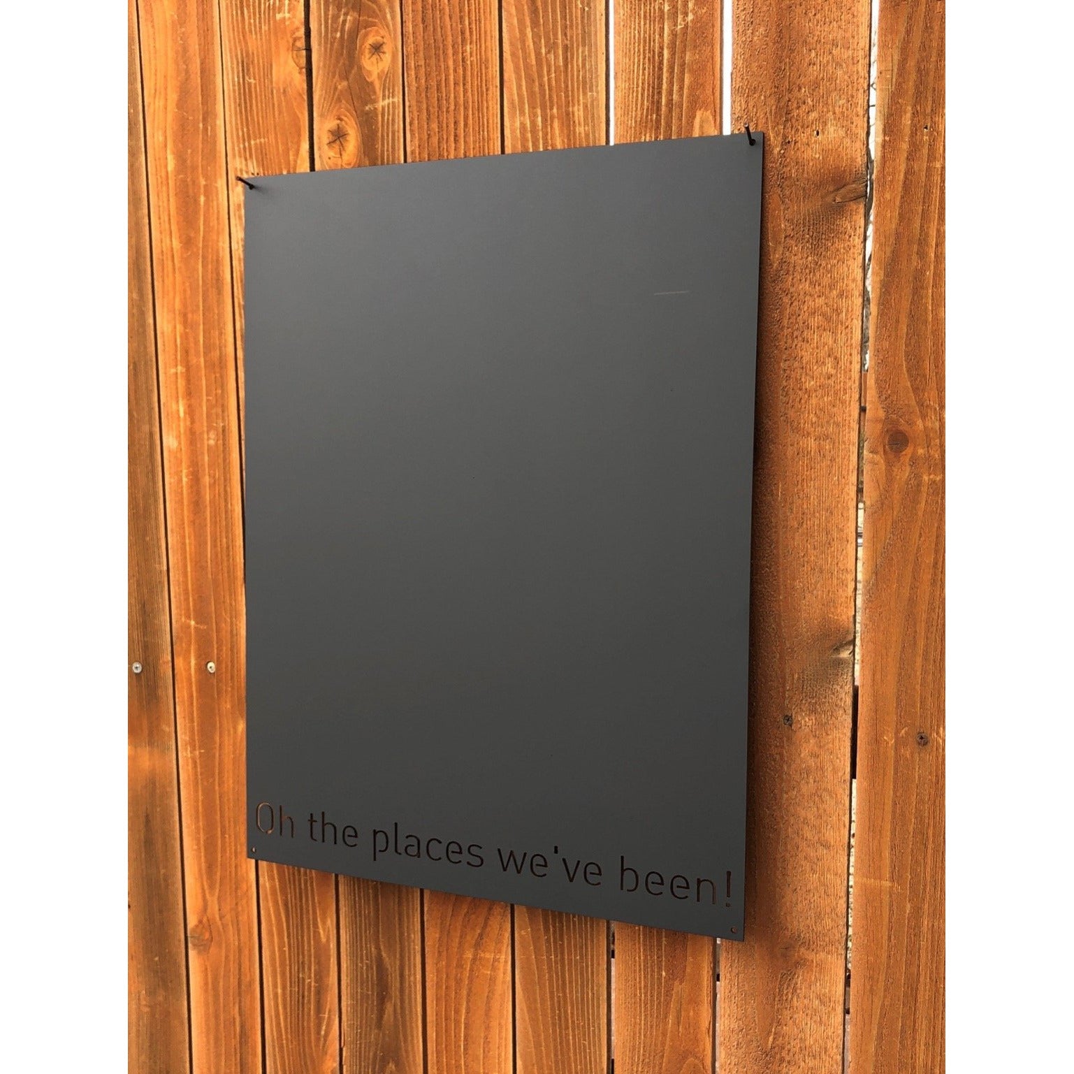 Oh the Places We've Been Magnet Board, Metal Magnet Board, Magnet
