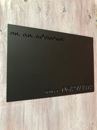 On an Adventure | Custom Date | Metal Magnet Board | 26"x17" | #1221