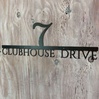 Simple Address Marker | House Numbers | Custom Metal Sign | #1000