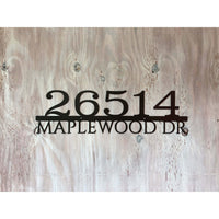 Simple Address Marker | House Numbers | Custom Metal Sign | #1000