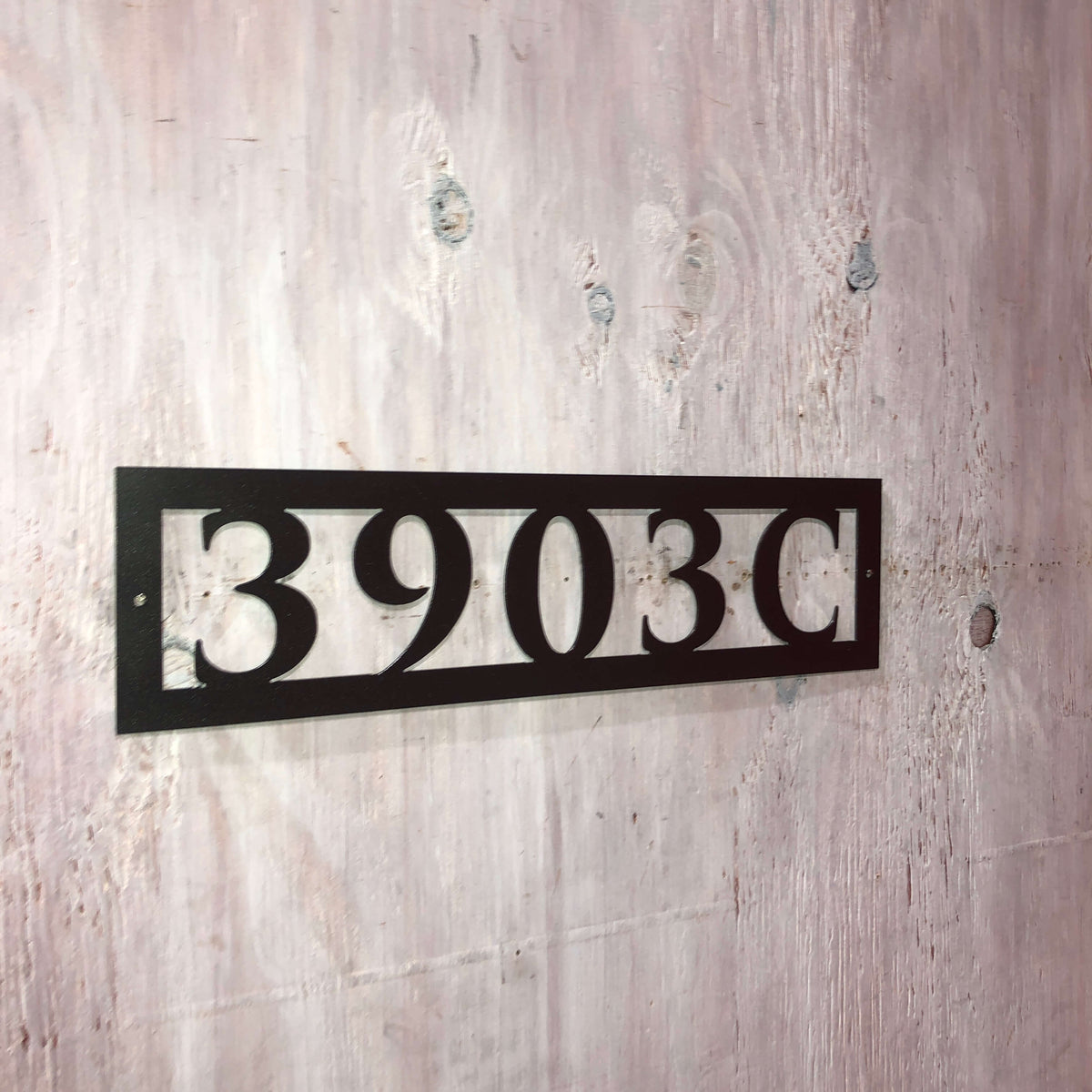 Horizontal House Numbers, Custom Metal House Numbers, Horizontal Address  Plaques - Think Metal CNC – ThinkMetal