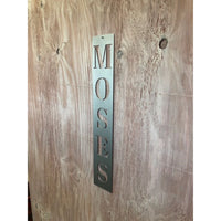 Vertical Family Name | Custom Metal Sign | #1005