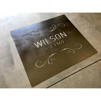 Family Legacy Square Metal Sign | #1204