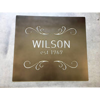 Family Legacy Square Metal Sign | #1204