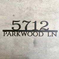 Simple Address Marker | House Numbers | Custom Metal Sign | #1000