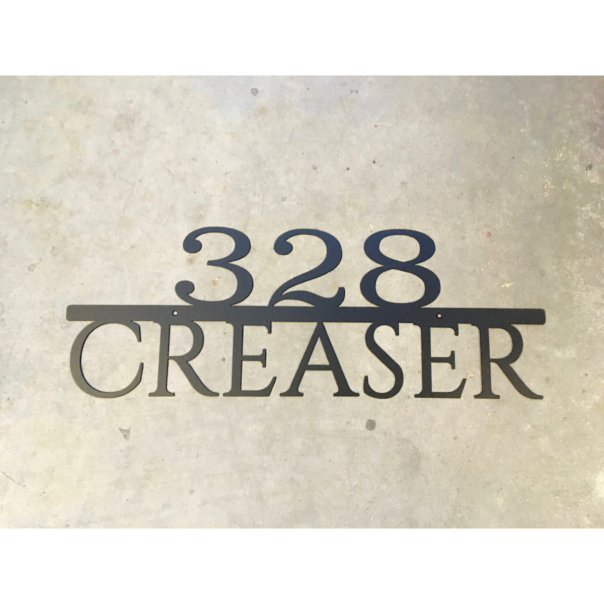 Simple Address Marker | House Numbers | Custom Metal Sign | #1000