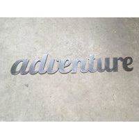 Adventure cursive word art