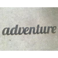 Adventure cursive word art