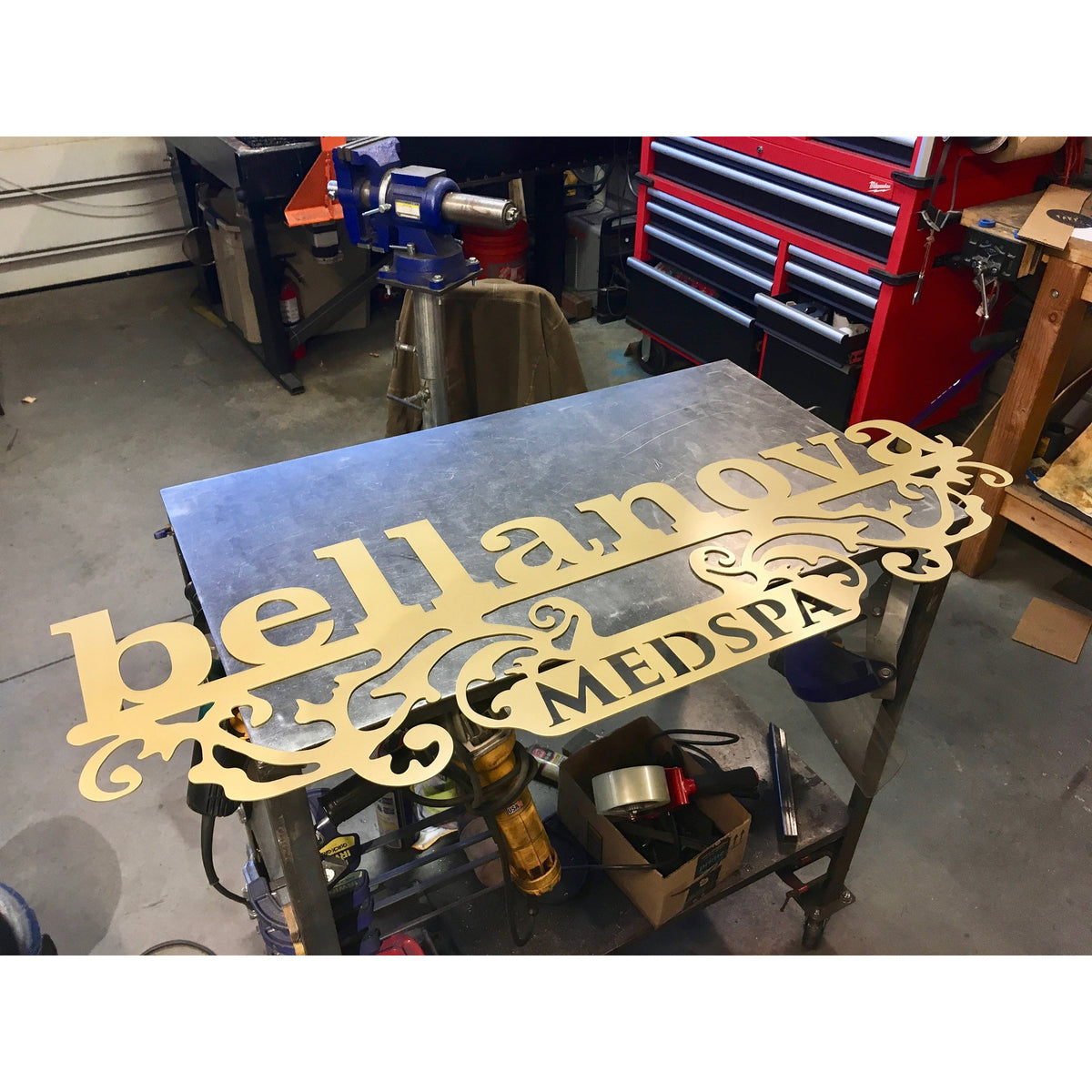 Metal Business Sign, Custom Metal Signs for Business - Think Metal CNC ...
