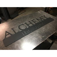 Name Address Estate | Custom Metal Sign | #1302