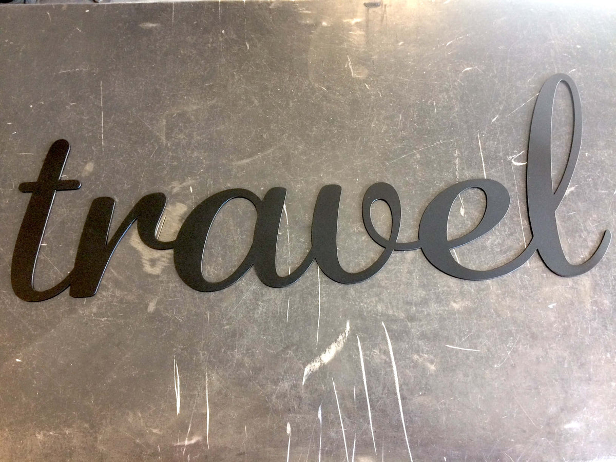 Create Your Own Metal Word Sign | #4424