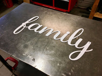 'Create Your Own' Metal Word Sign | #4424